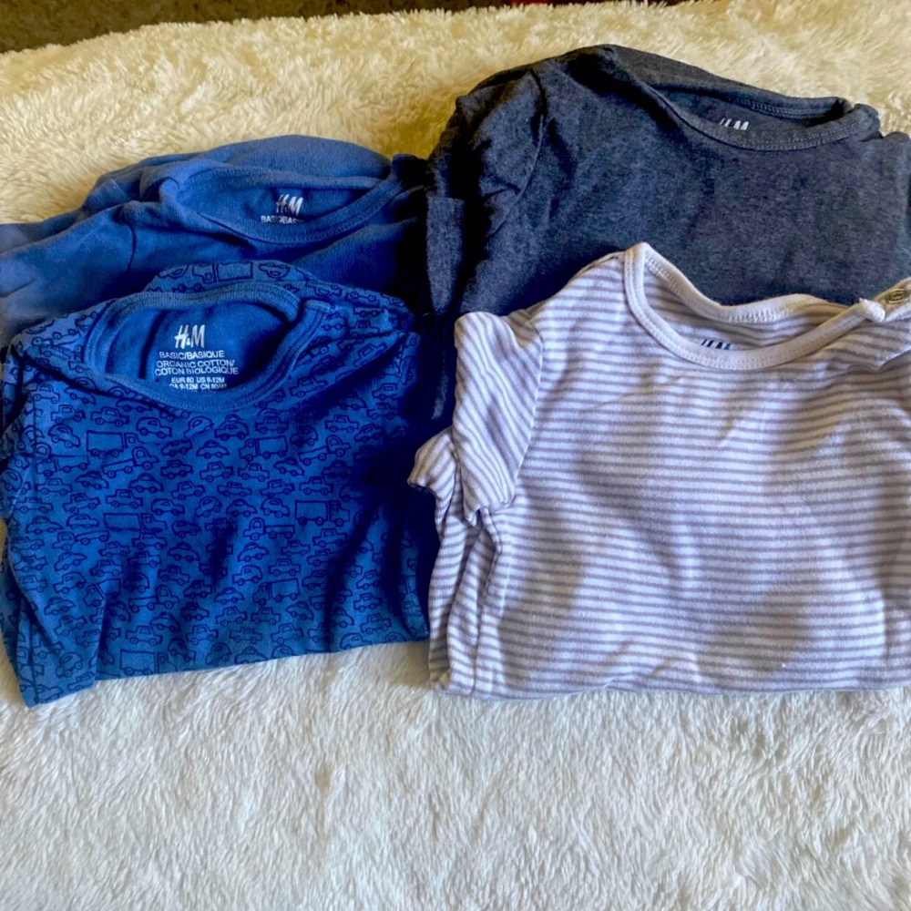 Baby onesies. 4 included.